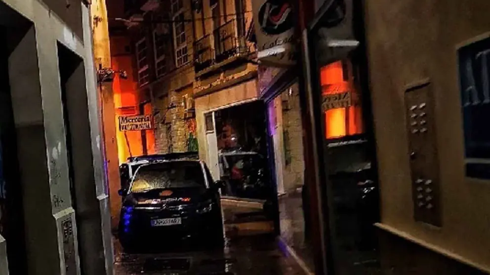 Polic&iacute;a Nacional en el centro de M&aacute;laga