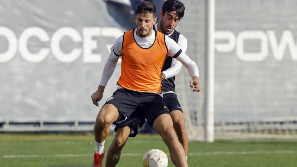 Entrenamiento M&aacute;laga CF