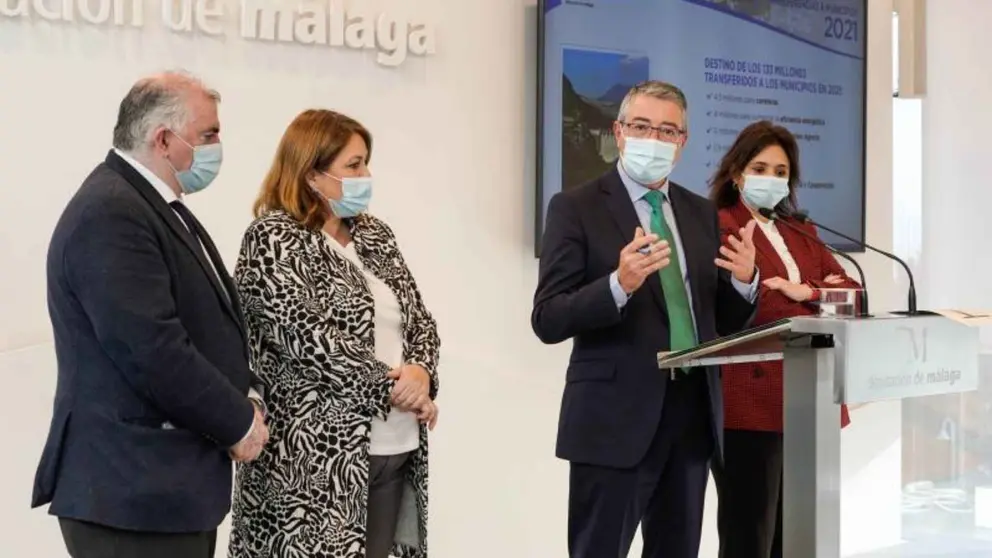 Presentaci&oacute;n de los datos de transferencias a municipios al cierre del ejercicio presupuestario de 2021 de la Diputaci&oacute;n de M&aacute;laga