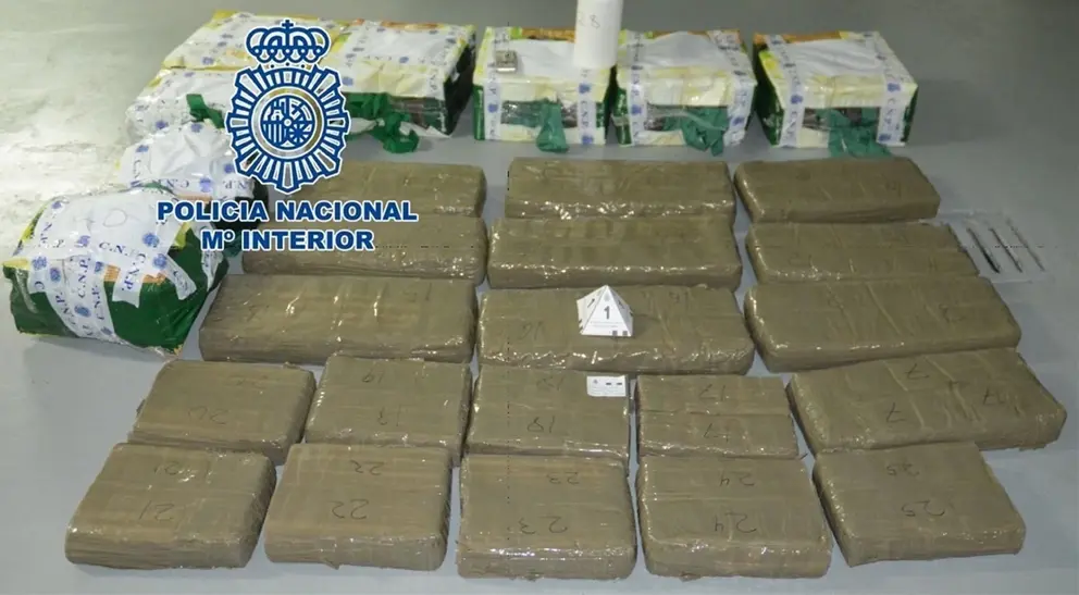 Intervienen 200 kilos de hach&iacute;s en Algeciras antes de que los robe una organizaci&oacute;n criminal