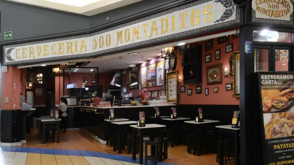 Aperitivos de la Cerveceria 100 Montaditos 