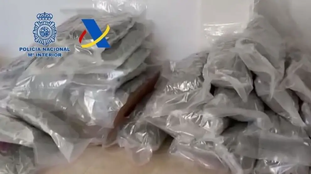 Intervienen 200 kilos de marihuana a un grupo criminal internacional que operaba en M&aacute;laga y C&oacute;rdoba