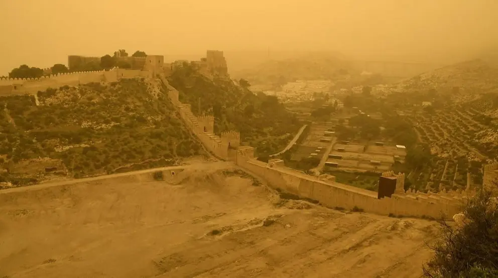 M&aacute;s calima en Andaluc&iacute;a y lluvias abundantes en en el Meditarr&aacute;neo