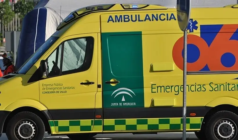 Una ambulancia en una foto de archivo
