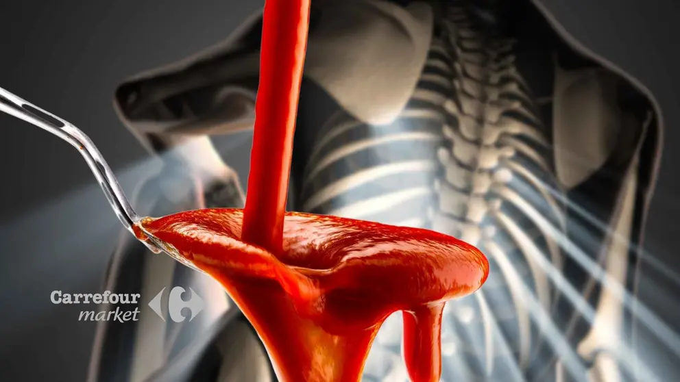 Carrefour fortalece tus huesos con su nueva salsa de tomate de la abuela 40% de descuento