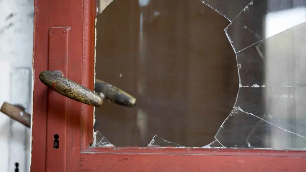 Un robo en una foto de archivo