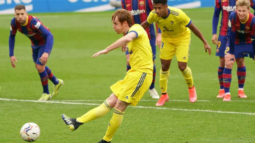 El C&aacute;diz CF logr&oacute; empatar la temporada pasada en el Camp Nou | CCF
