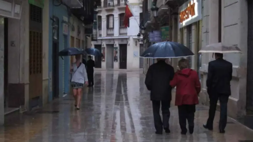 Ambiente lluvia M&aacute;laga