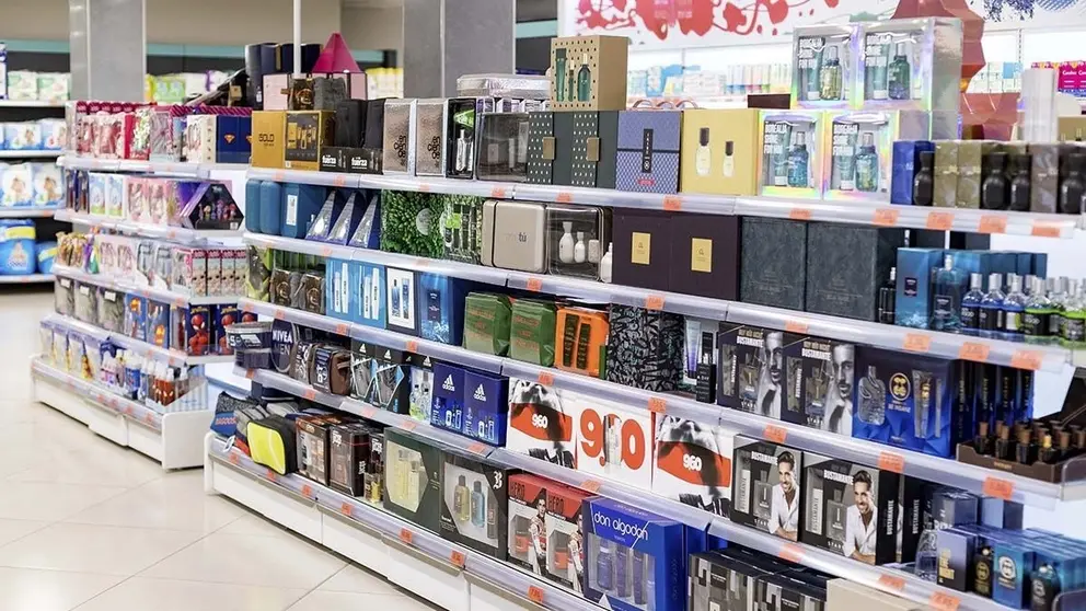 Lineal de perfumer&iacute;a de Mercadona