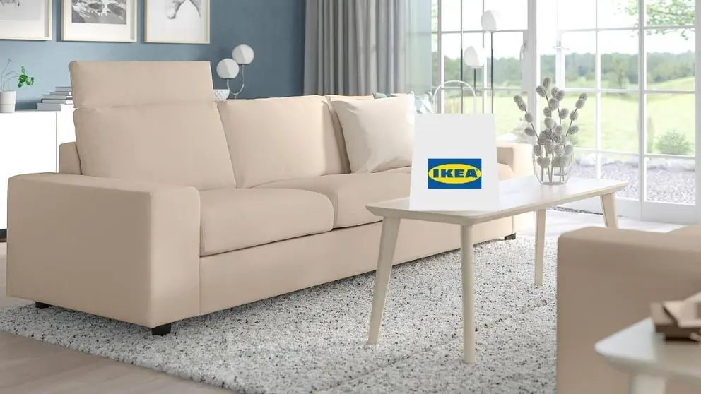 El sof&aacute; para sal&oacute;n con reposacabezas alto que arrasa en Ikea: adi&oacute;s dolor de cuello