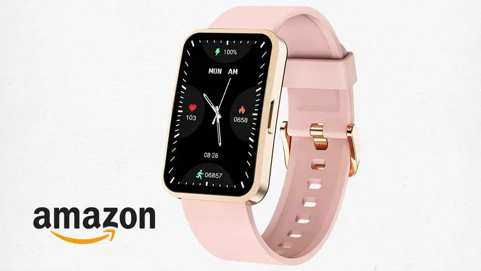 Reloj inteligente de la marca Iowodo de Amazon en oferta