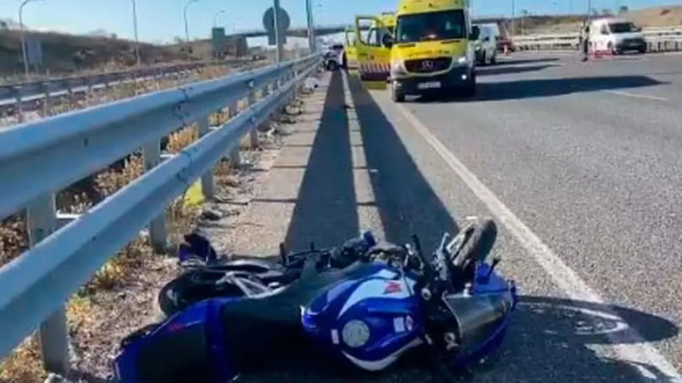 Muere un motorista tras sufrir un accidente de tr&aacute;fico en Granada