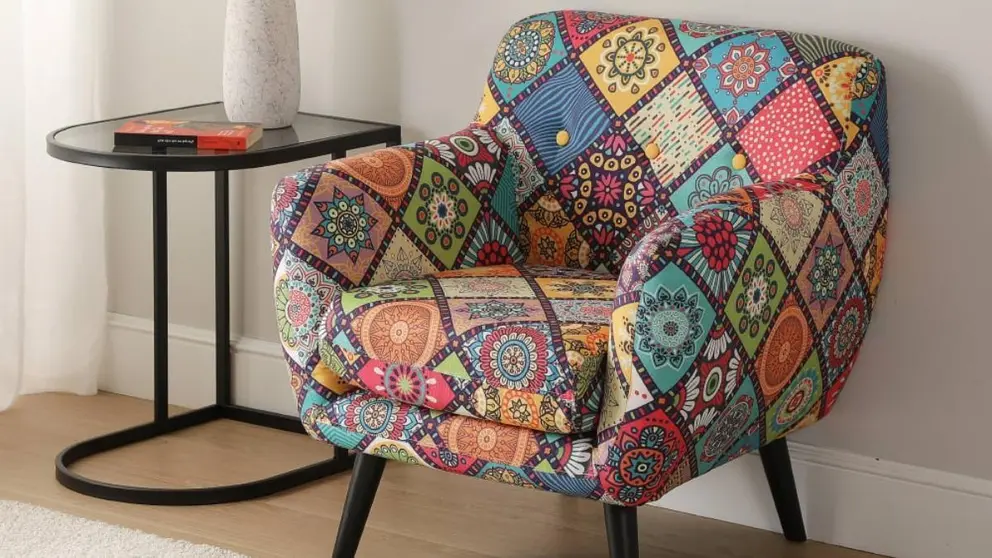 Llega a el sill&oacute;n para las amantes de Desigual a Maisons Du Monde: barato y &uacute;nico