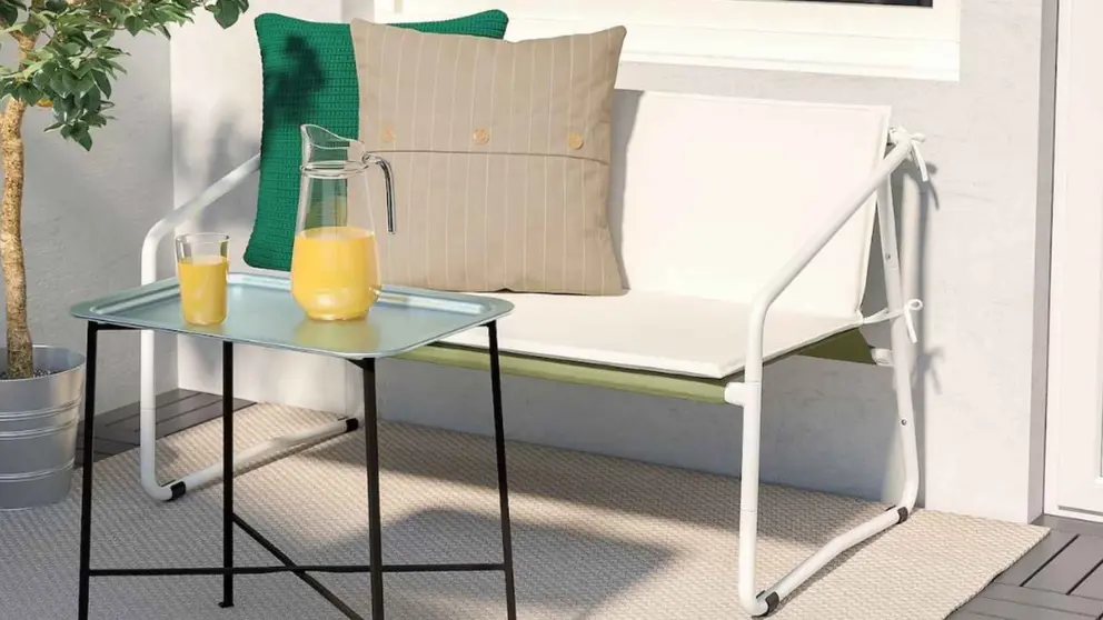 Sof&aacute; INGMARS&Ouml; de Ikea para terraza y jard&iacute;n