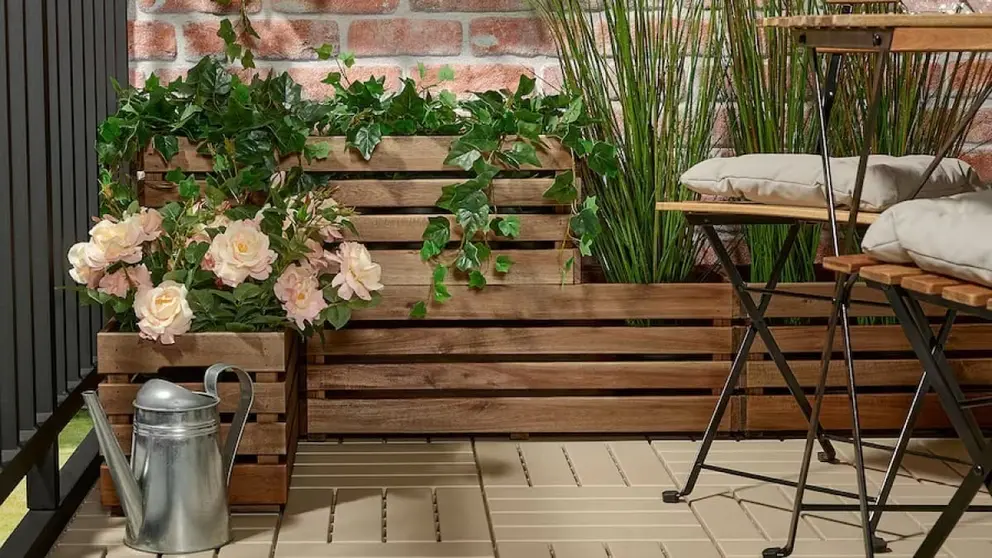 Las nuevas jardineras de Ikea transforman tu terraza en un jard&iacute;n: a precio de saldo