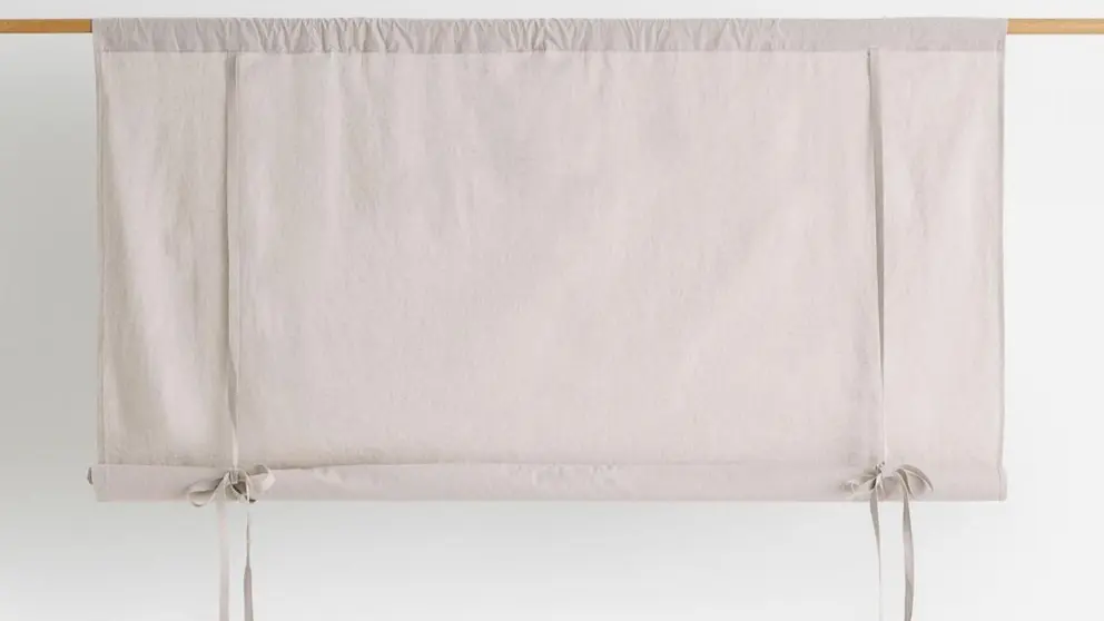 Pulso de H&M a Leroy Merlin e Ikea con sus estores de lino para ventanas: bonitos y baratos