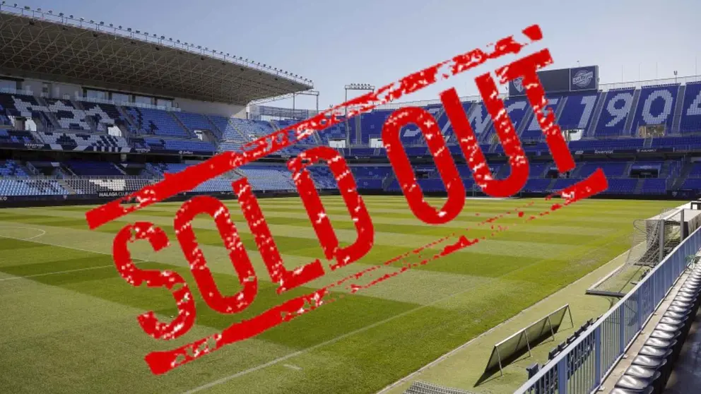 Ni un asiento vac&iacute;o para el M&aacute;laga CF-Burgos