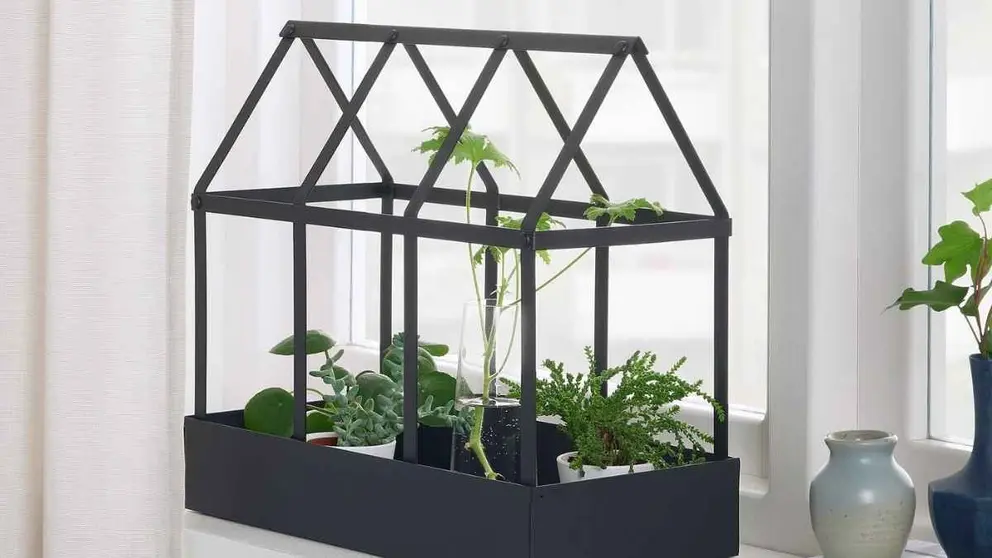 Ikea se lanza al jard&iacute;n con un invernadero que pega en sal&oacute;n y cocina por s&oacute;lo 13 euros