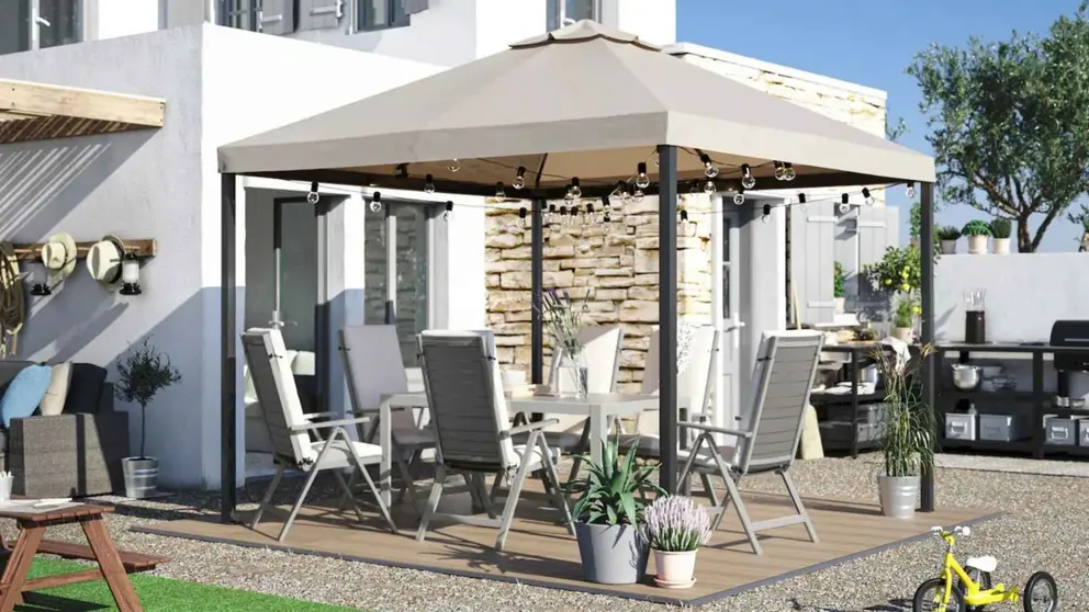 Conjunto de muebles para terraza y jard&iacute;n de Ikea