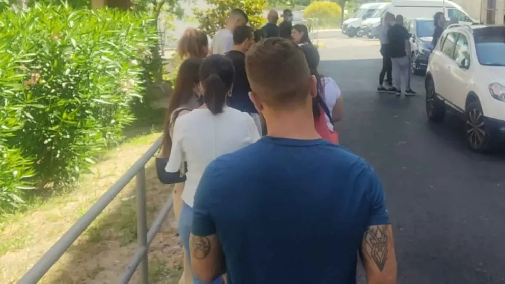 Colas en el Centro de Transfusi&oacute;n de Sangre de Jerez