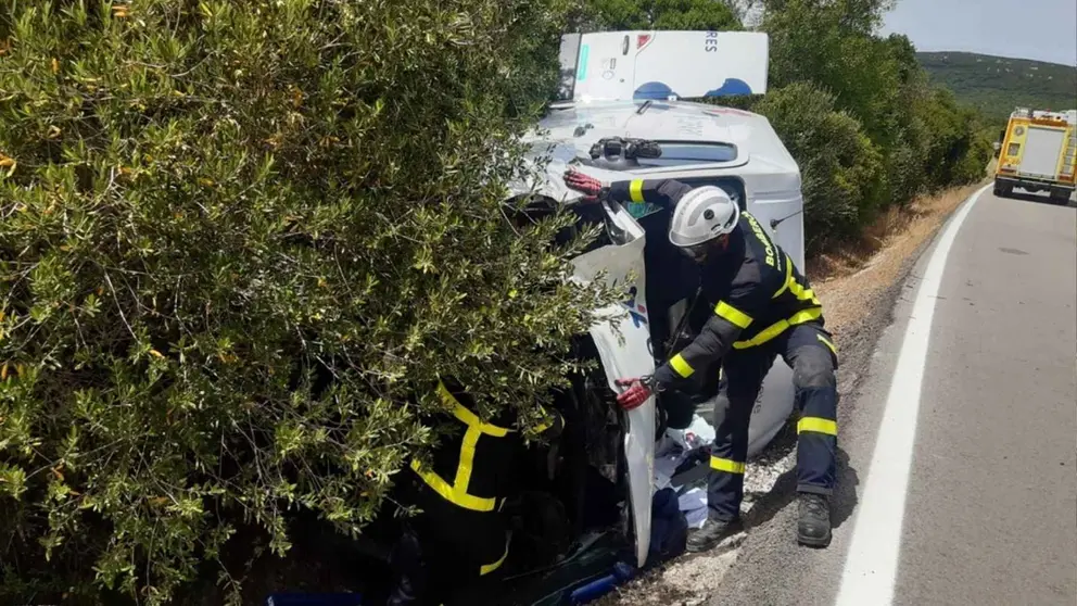 Accidente en Benalup | Consorcio de Bomberos de la Provincia de C&aacute;diz