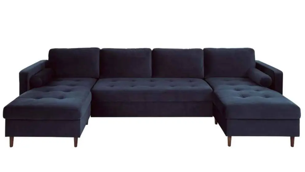 El sof&aacute; doble chaise longue para evitar peleas de pareja es cama para cuando s&iacute; las hay