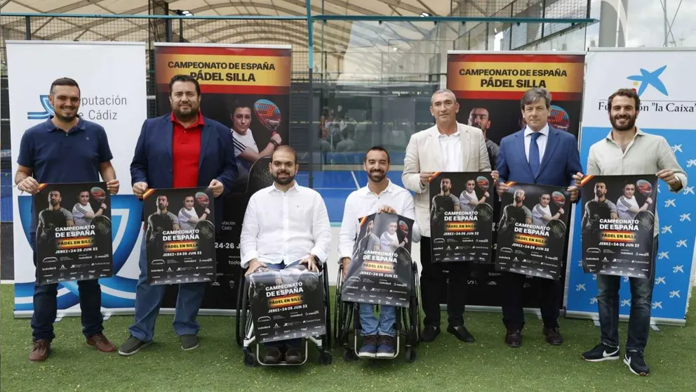 Los mejores jugadores de p&aacute;del en silla de ruedas se citan en Jerez (1)