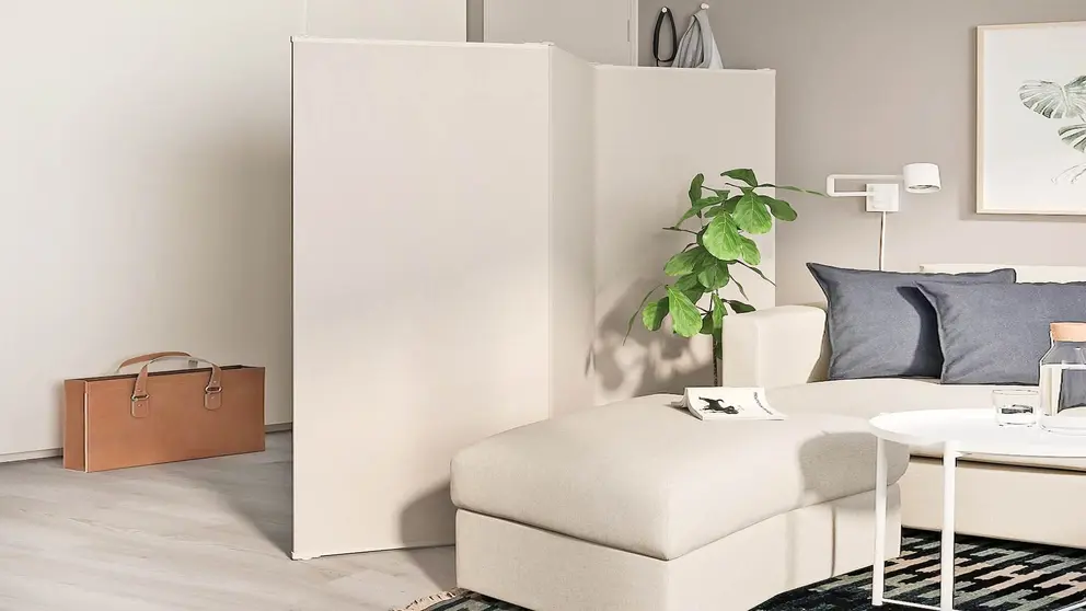 Lo mejor de Ikea para dividir el sal&oacute;n o el dormitorio en 2 como una pared y no ocupa lugar