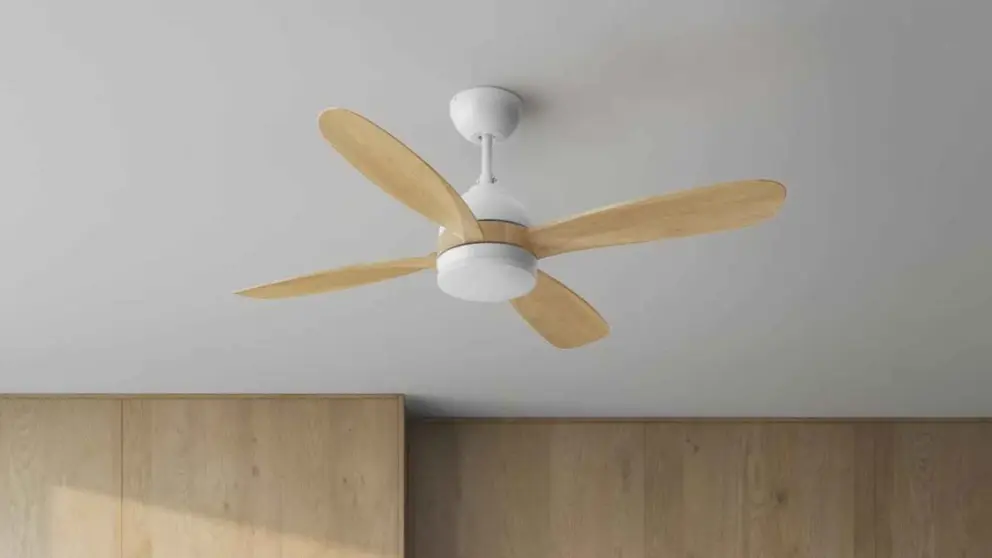 Ventilador de techo con luz motor DC INSPIRE Calpe de Leroy Merlin