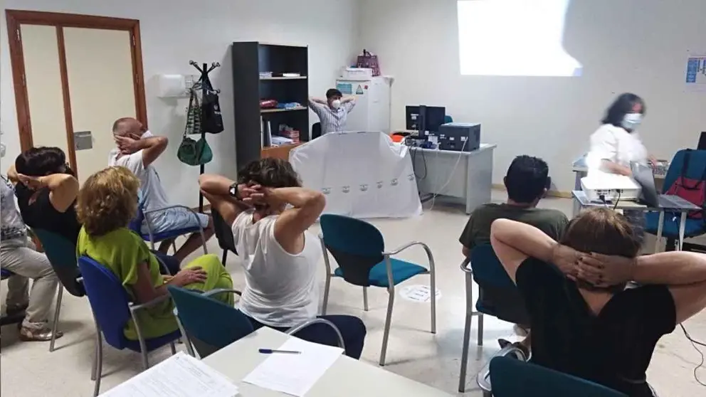 Pacientes en el centro de salud de Montealegre en Jerez (1)