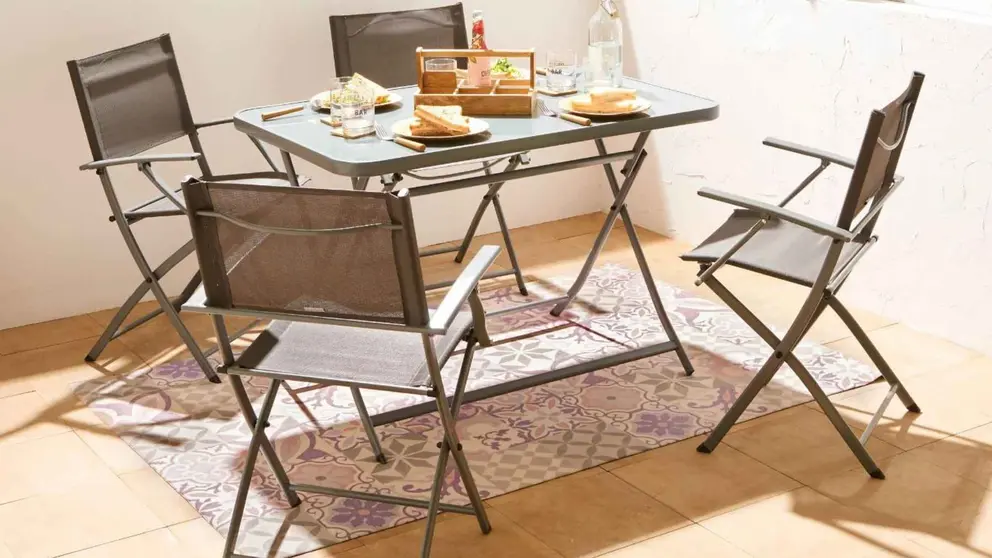 Conjunto de muebles de terraza Emys de Leroy Merlin