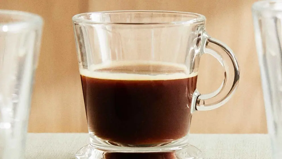Taza de vidrio transparente para Espresso