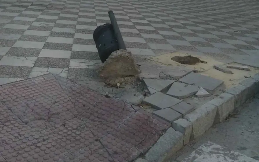 Estado de la Plaza San Lucas en Jerez