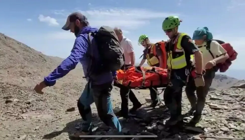 Esta es la terrible historia de un monta&ntilde;ero accidentado en Sierra Nevada