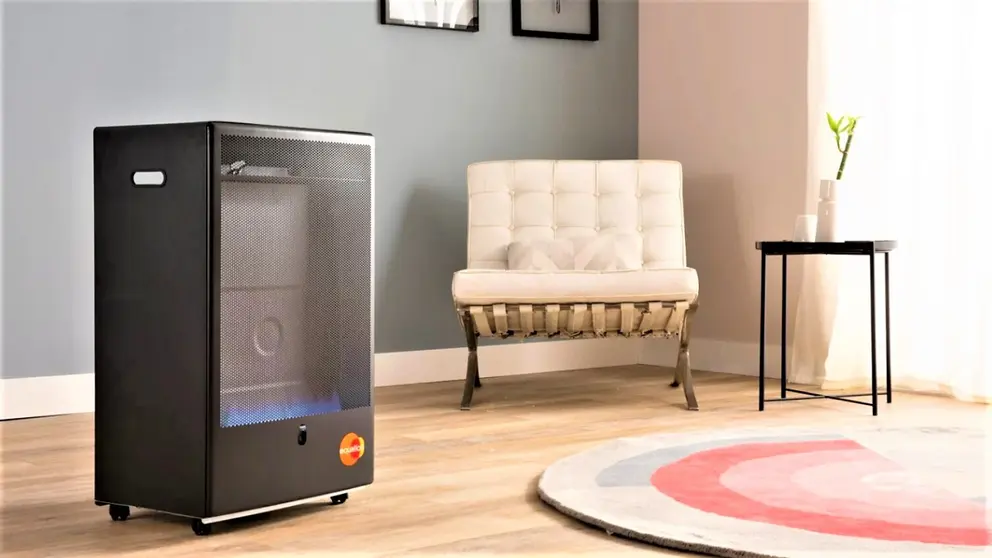 Leroy Merlin tiene la estufa de gas con llama azul m&aacute;s barata para climatizar el sal&oacute;n y dormitorios