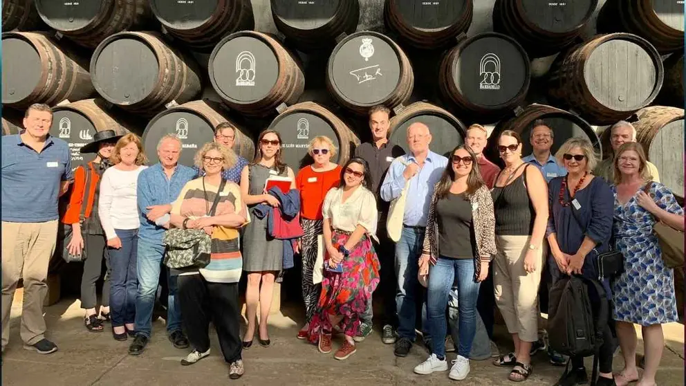 Los vinos de Jerez, protagonistas del primer viaje del Instituto de Master of Wine tras la pandemia