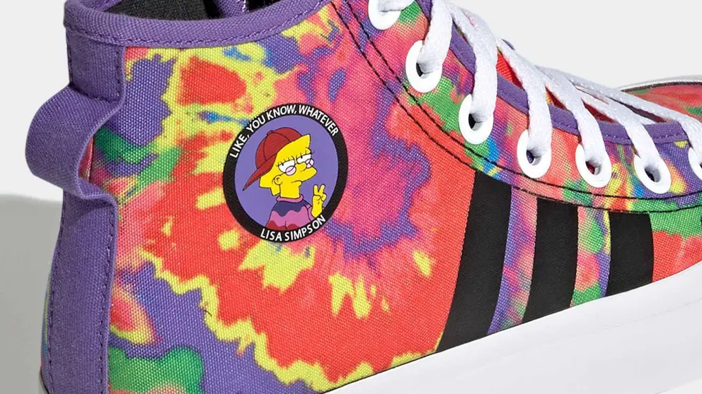 Adidas Nizza Hi RF Shoes de Los Simpsons
