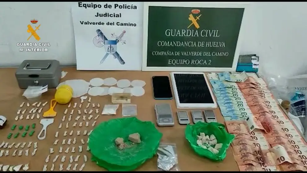 As&iacute; acaban con uno de los puntos de venta de droga m&aacute;s activos de la provincia de Huelva