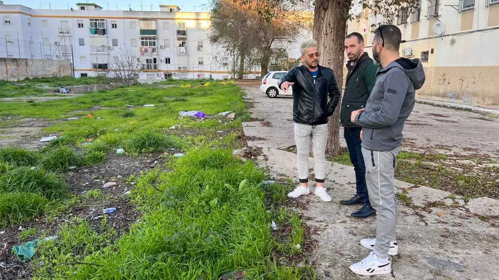 Estado de la barriada de la Vid en Jerez