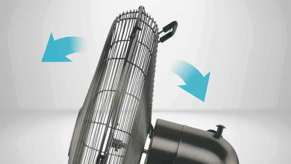 Ventilador de pie met&aacute;lico 45 W de Silvercrest de Lidl