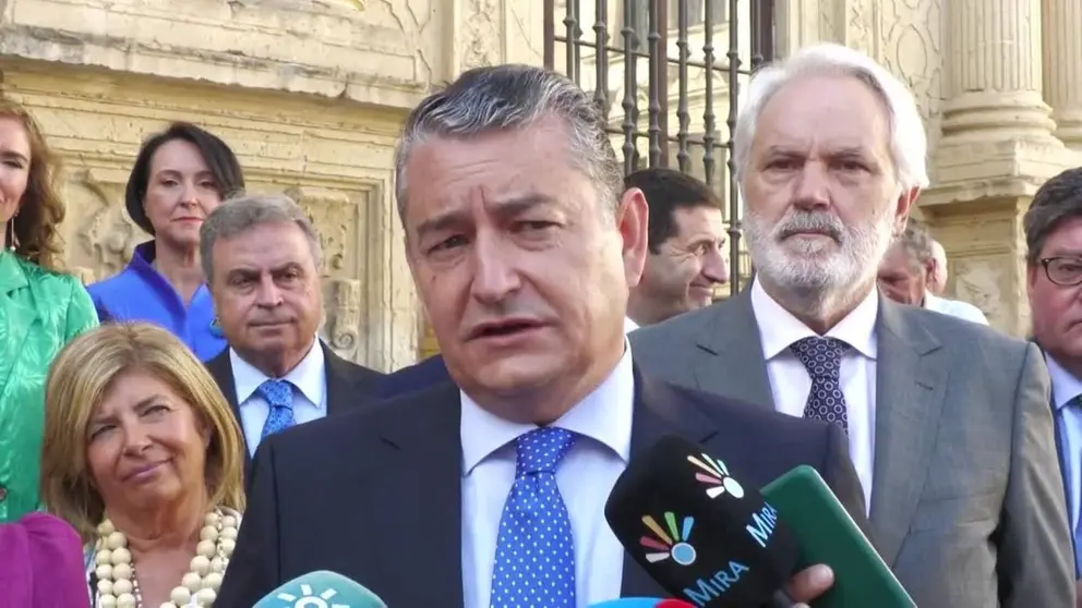 Antonio Sanz, en Jerez. Hoy triunfa en Andaluc&iacute;a la forma de hacer pol&iacute;tica de Juanma Moreno