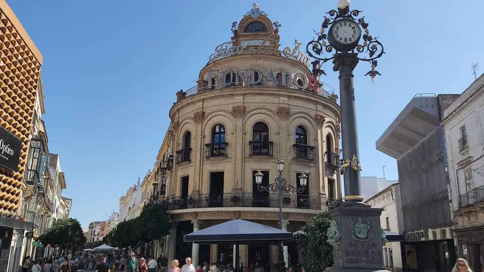 Galluz Azul en el centro de Jerez