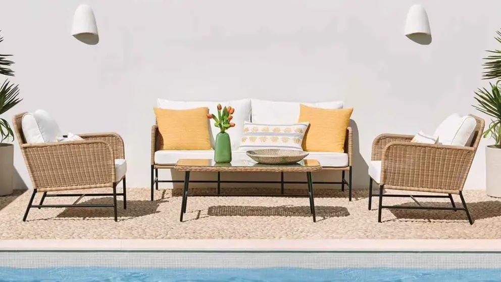 Sof&aacute; de jard&iacute;n de 3 plazas Boston de El Corte Ingl&eacute;s