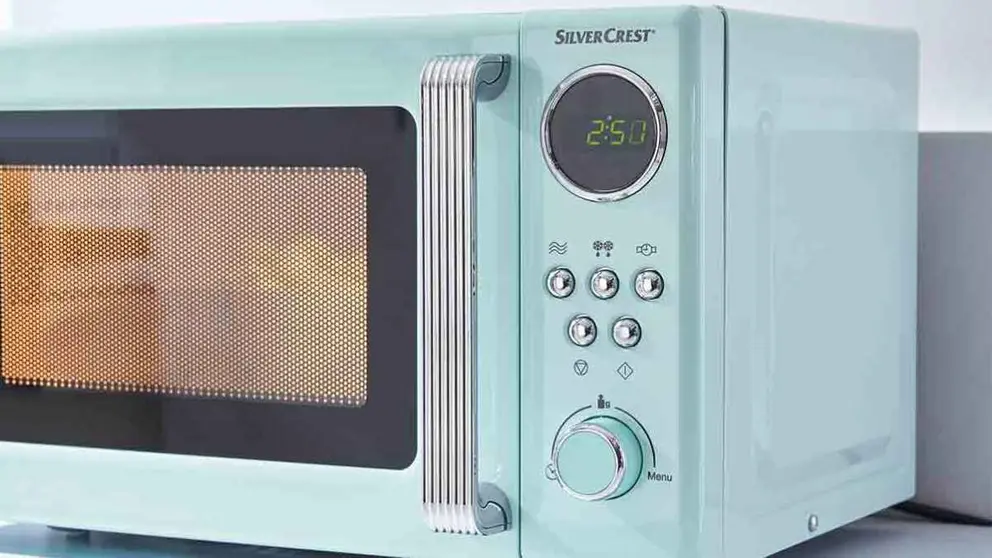 El microondas retro de Lidl que parece de los 80 promete ser otro &eacute;xito