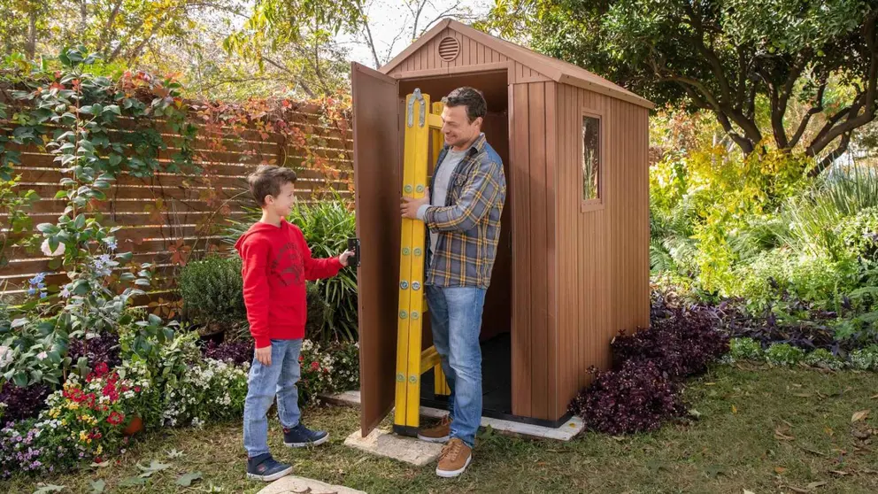 Caseta de resina Darwin de Leroy Merlin