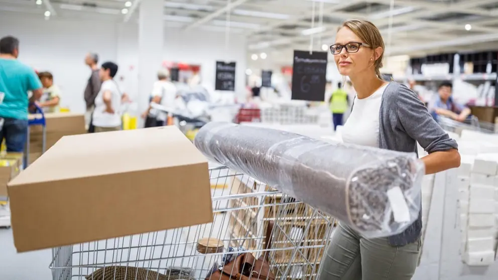 Comprando en Ikea    