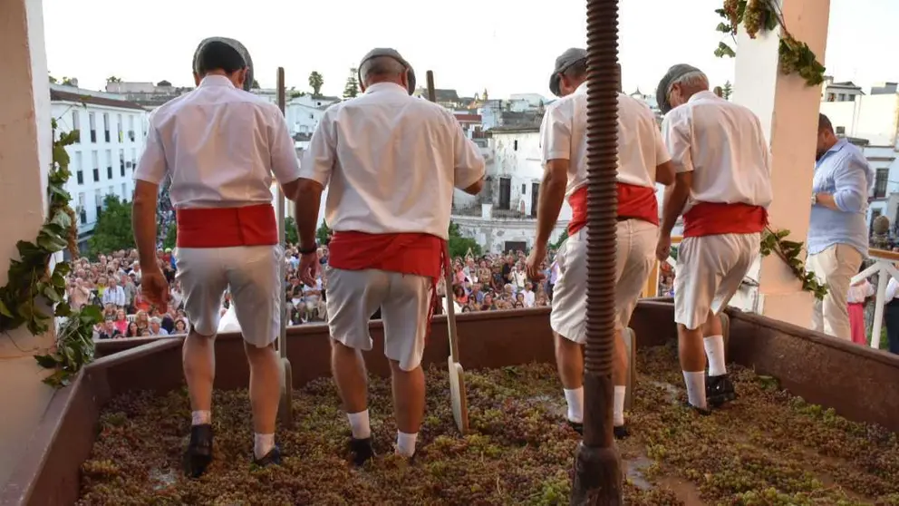 Acto de la Pisa de la Uva | Foto: Noelia Herrera (Jonocla) para El MIRA