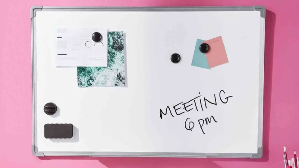 Pizarra blanca magn&eacute;tica United Office de Lidl