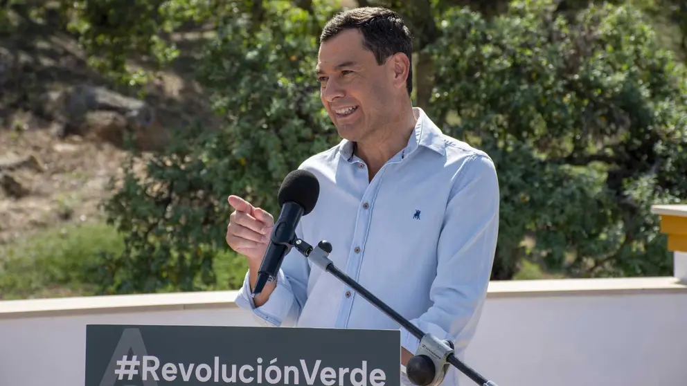 Juanma Moreno en Alcalá de los Gazules | Foto: Noelia Herrera (Jonocla) para El MIRA