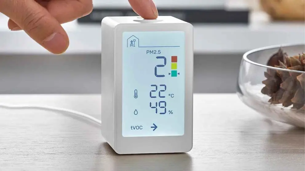 Sensor de aire inteligente VINDSTYRKA de Ikea